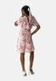 Elara Damen Sommerblumenkleid