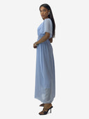 Maxikleid Sommer-Maxikleid mit V-Ausschnitt