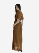 Maxikleid Sommer-Maxikleid mit V-Ausschnitt