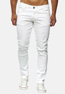 Elara Herren Jeans Slim Fit Hose Denim Stretch