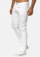 Elara Herren Jeans Slim Fit Hose Denim Stretch