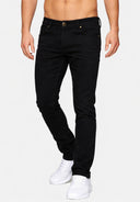 Elara Herren Jeans Slim Fit Hose Denim Stretch