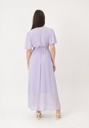 Maxikleid Sommer-Maxikleid mit V-Ausschnitt