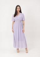 Maxikleid Sommer-Maxikleid mit V-Ausschnitt