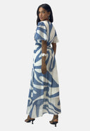 Maxikleid Sommer-Maxikleid mit V-Ausschnitt