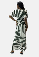 Maxikleid Sommer-Maxikleid mit V-Ausschnitt