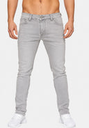 Elara Herren Jeans Slim Fit Hose Denim Stretch
