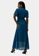 Maxikleid Sommer-Maxikleid mit V-Ausschnitt