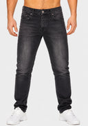 Elara Herren Jeans Slim Fit Hose Denim Stretch
