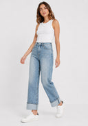 Jeans High Waist Straight Fit