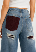 Jeans Destroyed Wide Leg