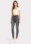 Jeans Destroyed Super High Waist Skinny