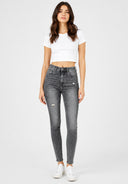 Jeans Destroyed Super High Waist Skinny