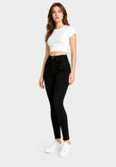 Jeans Destroyed Super High Waist Skinny