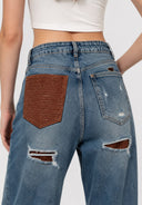 Jeans Destroyed Wide Leg