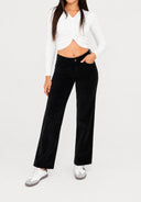 Stoffhose Cord Straight Leg