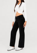 Stoffhose Cord Straight Leg