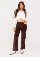 Stoffhose Cord Straight Leg