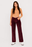 Stoffhose Cord Straight Leg