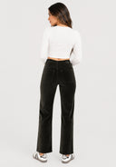Stoffhose Cord Straight Leg