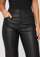 Hosen High Waist Kunstleder Skinny