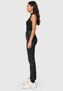 Hosen High Waist Kunstleder Skinny