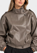Jacke Lederimitatjacke