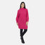 Elara Damen Kurzes Strickkleid