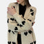 Elara Langer Damen Cardigan Herzen