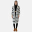 Elara Long Ladies Cardigan Hearts