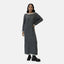 Elara Damen Langes Strickkleid