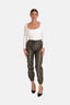 Elara women's cargo leather pants