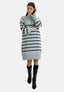 Elara Damen Strickkleid