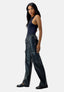 Elara women's cargo leather pants