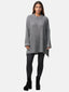 Elara Damen Strickpullover Runderkragen