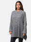 Elara Damen Strickpullover Runderkragen