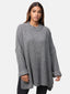 Elara Damen Strickpullover Runderkragen