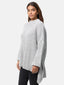 Elara Damen Strickpullover Runderkragen
