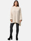 Elara Damen Strickpullover Runderkragen
