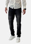 Elara Herren Jeans Slim Fit Hose Denim Stretch