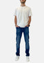 Elara Herren Jeans Slim Fit Hose Denim Stretch