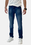 Elara Herren Jeans Slim Fit Hose Denim Stretch