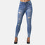 Elara Damen Jeans High Waist Destroyed