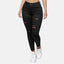 Elara Damen Jeans High Waist Destroyed
