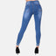 Elara Damen Jeans High Waist Destroyed