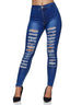Elara Damen Jeans High Waist Destroyed