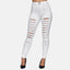 Elara Damen Jeans High Waist Destroyed