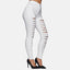 Elara Damen Jeans High Waist Destroyed