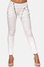Elara women's baggy jeans boyfriend button placket