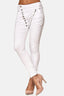 Elara women's baggy jeans boyfriend button placket